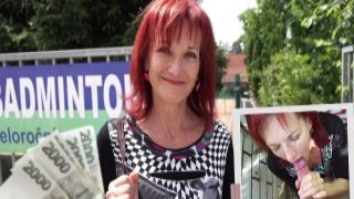 Czech Streets – Mrs Irena Loves Money & Cocks