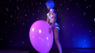 Iris Ivy - Alien lives matter space girl humps balloons